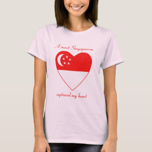 Camiseta Sweetheart de Singapura