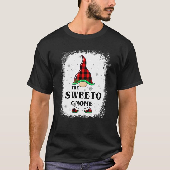 Camiseta Sweeto Gnomo Xadrez Buffalo Correspondente Família (Frente)
