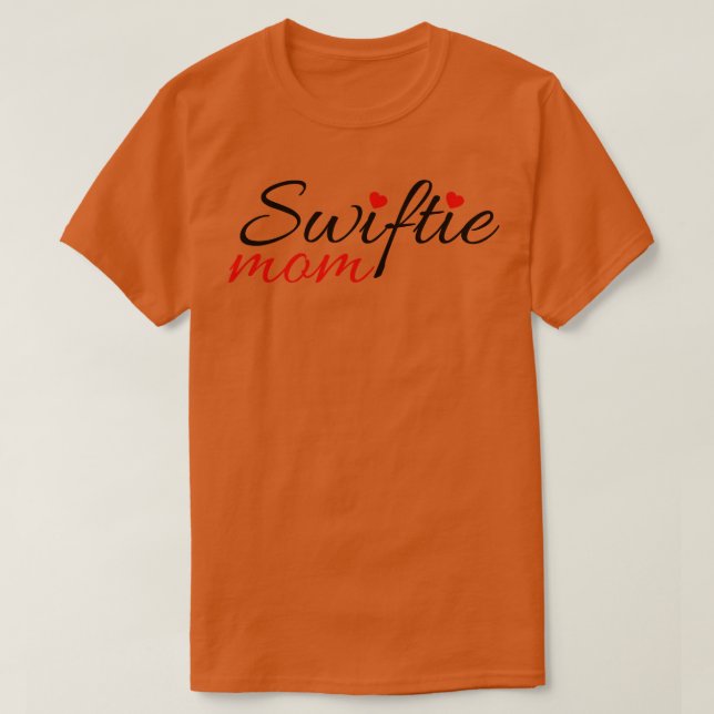 Camiseta Swiftie Mãe Typografia TSirt (Frente do Design)