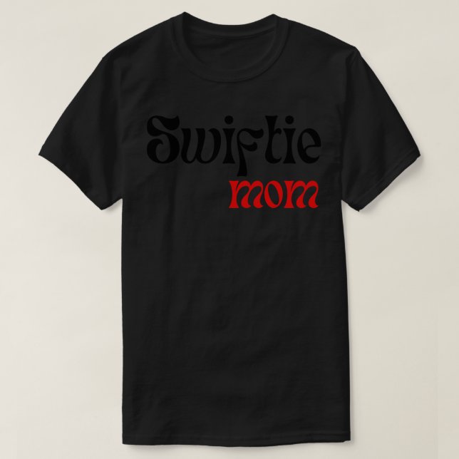 Camiseta Swiftie Mamãe vermelha TShirt 8 (Frente do Design)