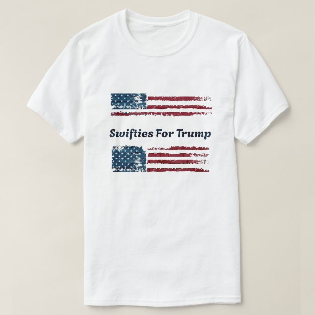 Camiseta Swifties Para Trumap (Frente do Design)