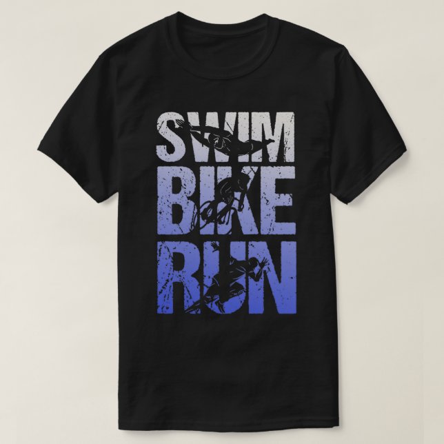 Camiseta Swim Bike Run 14 (Frente do Design)