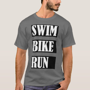 Camiseta Swim Bike Run Triathlon 7