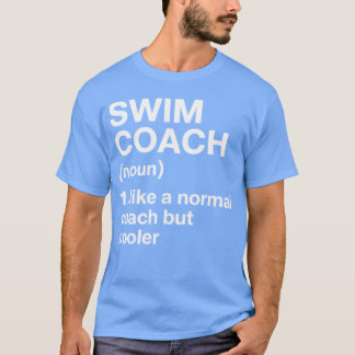 Camiseta Swim Coach Sports Definition Trainer Instructor Sc