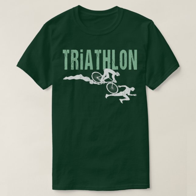 Camiseta SwimBikeRun Triathlon (Frente do Design)