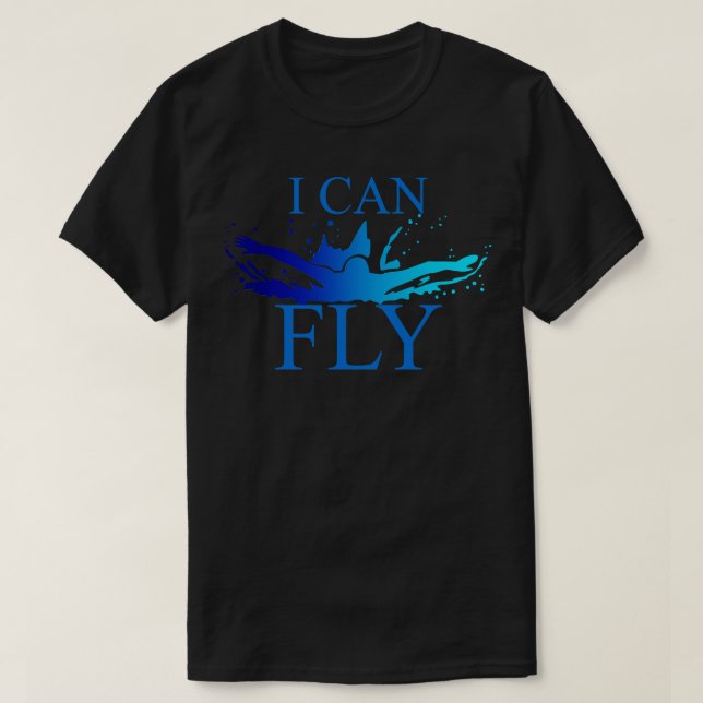 Camiseta Swimmer Butterfly (Frente do Design)