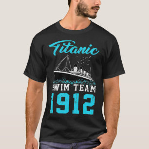 Camiseta Swimmer Equipe de Natação Titânica 1912 legal e