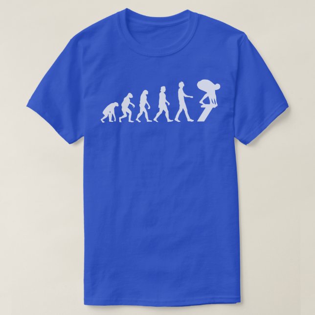 Camiseta Swimmer Evolution Nadando Presente 2 (Frente do Design)