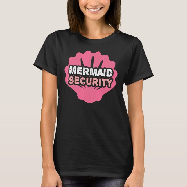 Camiseta Swimmer Mermann Mermaid Security 3 (Frente)