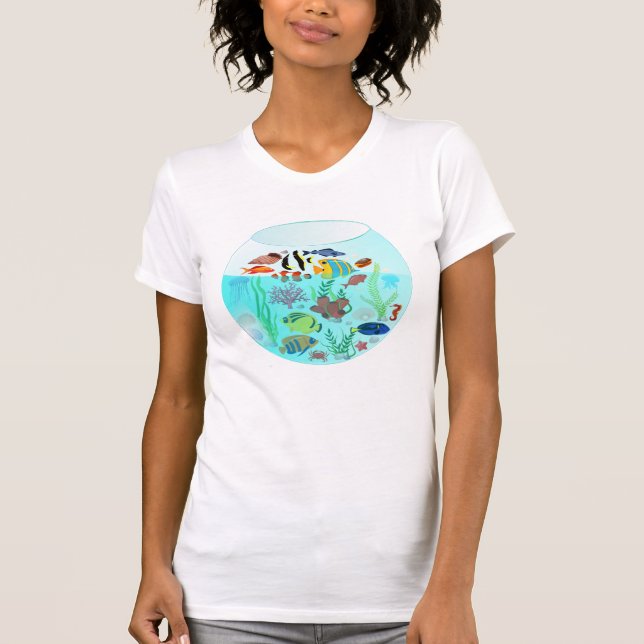 Camiseta swimming fish bath (Frente)
