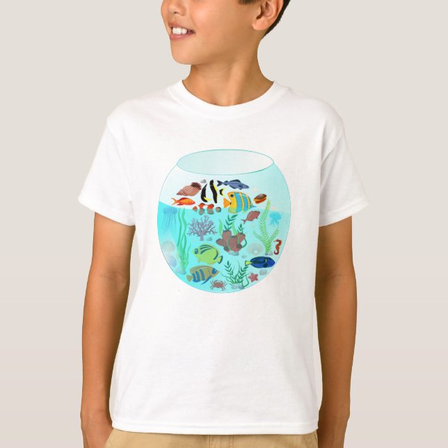 Camiseta swimming fish bath (Frente)