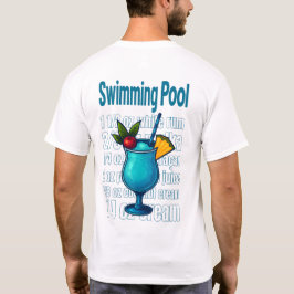Camiseta Swimming Pool T-Shirt – Retro Tropical Cocktail