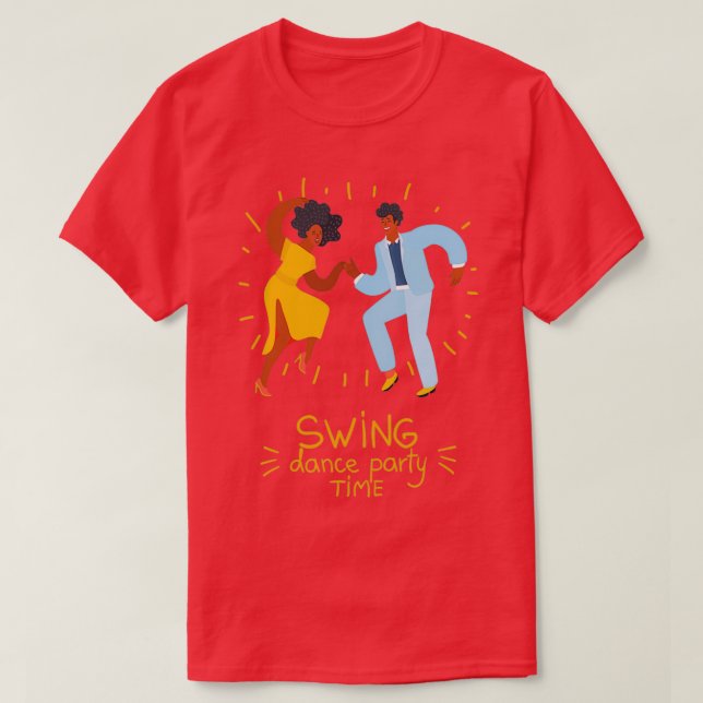 Camiseta Swing Dance Party (Frente do Design)
