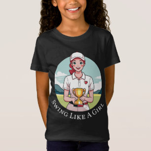 Camiseta Swing Like a Girl Fine Jersey Golf T-Shirt