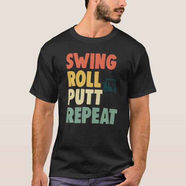 Camiseta Swing Roll Putt Repórter Jogadoras Golf 1 (Frente)