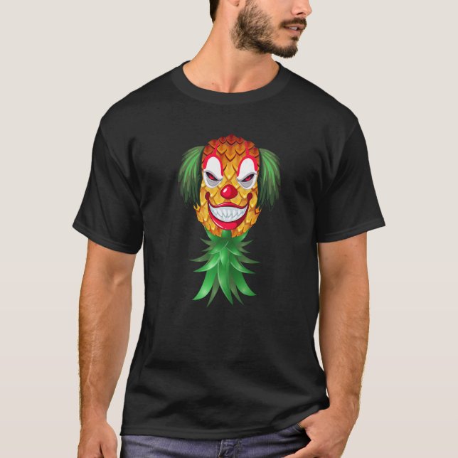 Camiseta Swinger de cabeça para baixo Pineapple Creepy Hall (Frente)