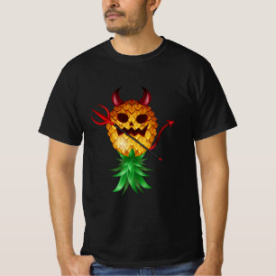 Camiseta Swinger para Baixo Malvado Abacaxi Malvado Hallo