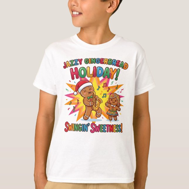Camiseta Swingin’ Sweetness Gingerbread T-Shirt – Festive S (Frente)