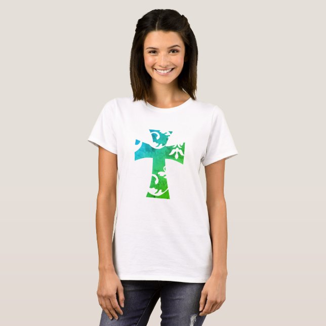 CAMISETA SWIRL CROSS | (Frente Completa)