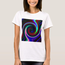 Camiseta Swirl Retro Neon