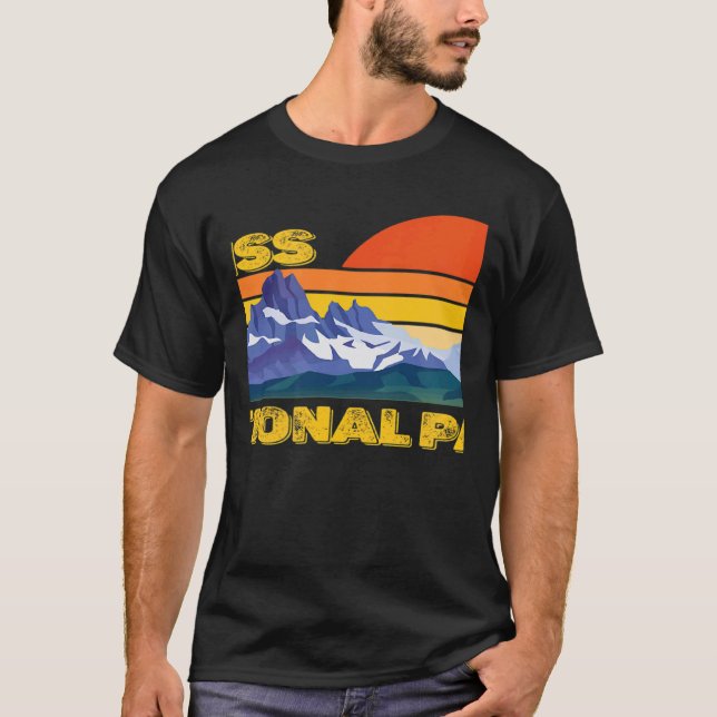 Camiseta Swiss National Park Alps Souvenir Engadin Retro Ca (Frente)