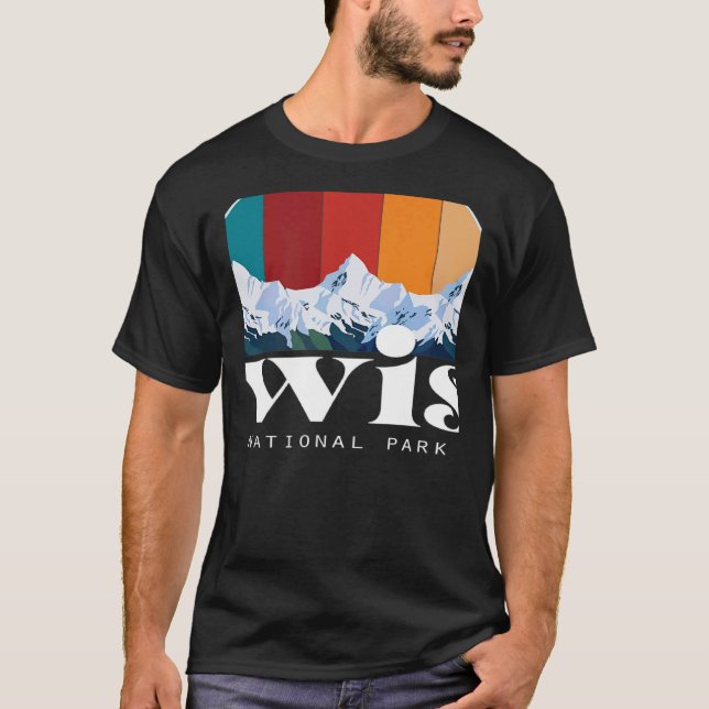 Camiseta Swiss National Park Hiking Switzerland Souvenir Mo (Frente)