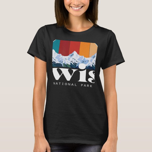Camiseta Swiss National Park Hiking Switzerland Souvenir Mo (Frente)