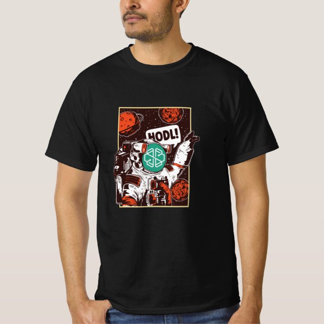 Camiseta Swissborg Crypto Astronauta (Frente)