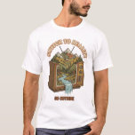 Camiseta Switch To Reality Go Outside Retro TV Nature Desig<br><div class="desc">Escape the screen and reconnect with the wild. This retro-inspired design features a vintage television opening up to a breathtaking mountain landscape, complete with a flowing river and lush pine forests. Perfect for hikers, campers, and anyone who believes the best view is found outside. A great reminder to 'Switch to...</div>