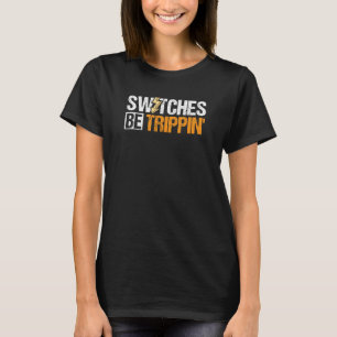 Camiseta Switches eletrônicos engraçados são Design de Piad