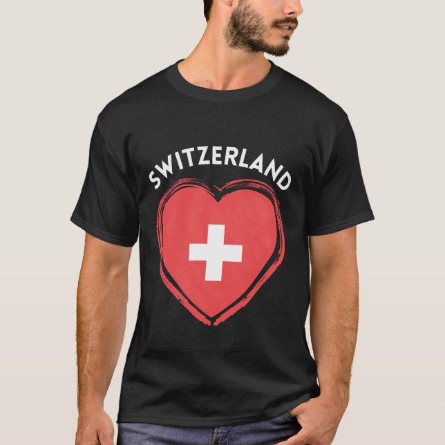 Camiseta Switzerland heart (Frente)