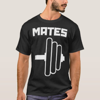 Camiseta Swole Mates Casais de Exposição de Cuecas Dia de o