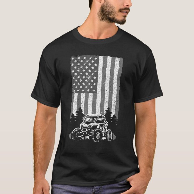 Camiseta SxS Para Homens Mulheres Que Viajam Longe De Lama  (Frente)