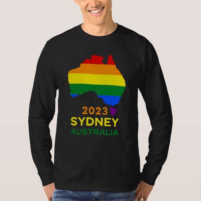 Camiseta Sydney Australia Gay and Lesbian Pride (Frente)