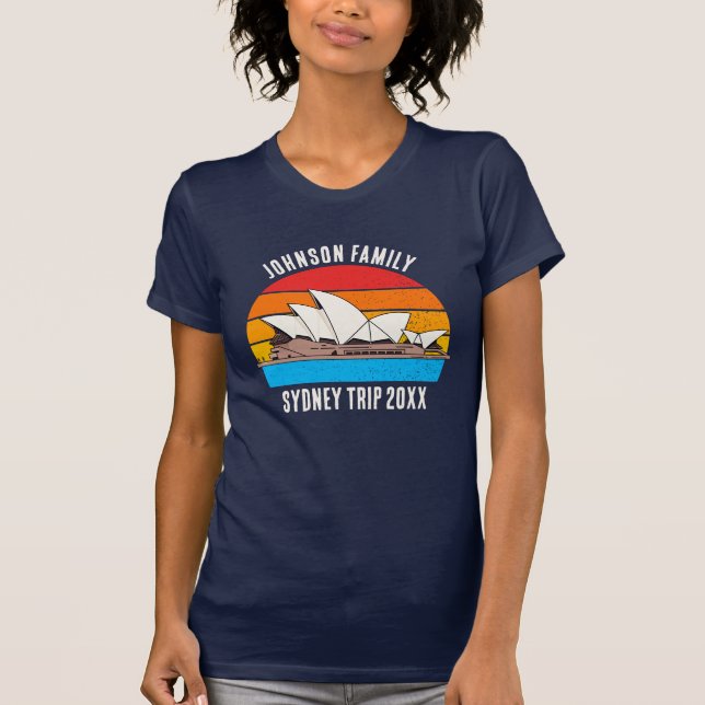 Camiseta Sydney Austrália Opera House Trip Women's (Frente)