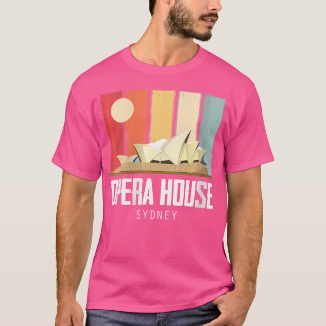 Camiseta Sydney, Casa De Ópera Para Mulheres Na Austrália R (Frente)