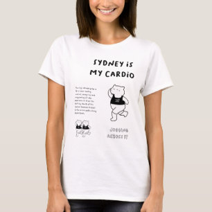 Camiseta Sydney é o meu Cardio Corrida Cat