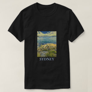 Camiseta Sydney Harbor skyline viagem art