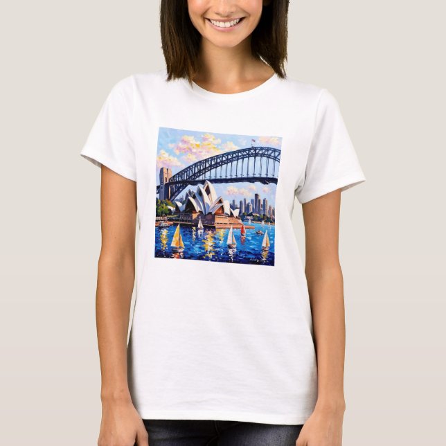 Camiseta Sydney Harbor Vibrance Tee (Frente)