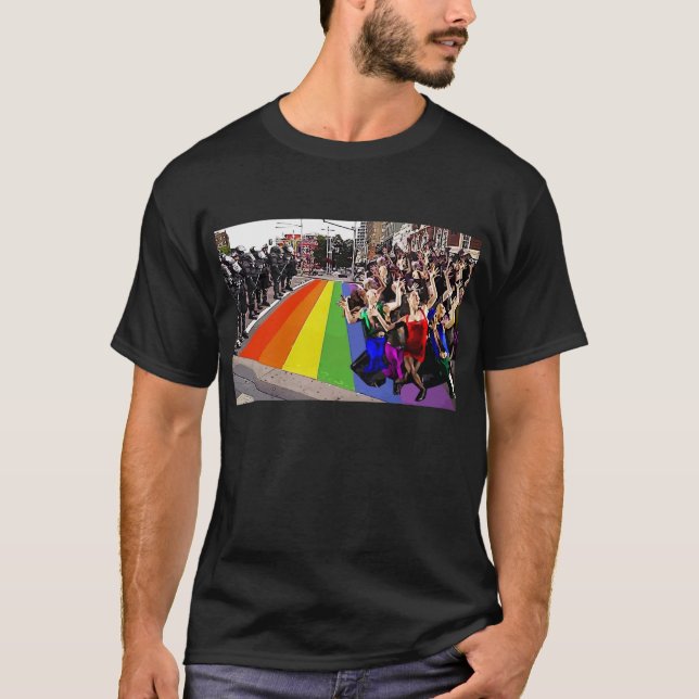 Camiseta Sydney março contra a violência Merch da polícia (Frente)