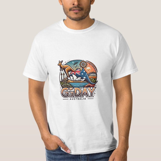 Camiseta Sydney Opal Austrália (Frente)