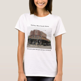 Camiseta Sydney Pubs: T-Shirt do Hotel Barley de Ouro