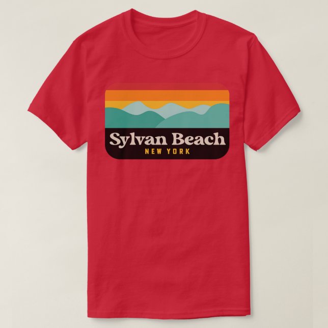 Camiseta Sylvan Beach NY Upstate New York Utica Syracuse (Frente do Design)