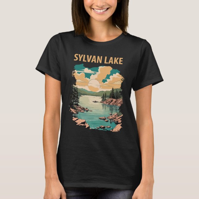 Camiseta Sylvan Lake SD Pine Green Viagem (Frente)