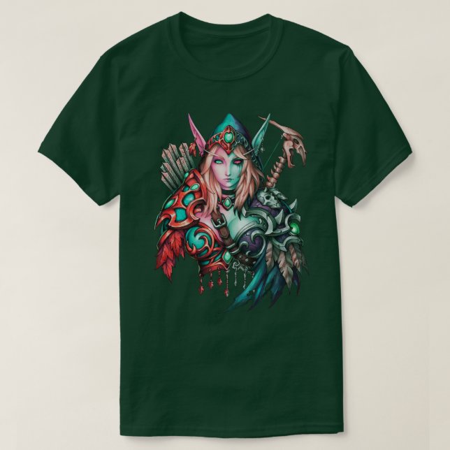 Camiseta Sylvanas Windrunner 2 (Frente do Design)