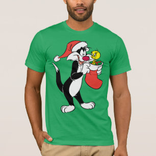 Camiseta Sylvester Cat com Stocks