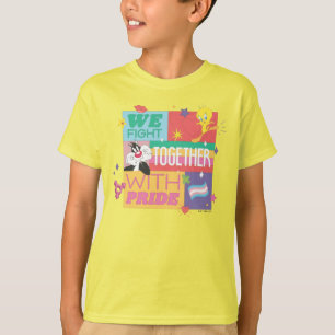 Camiseta SYLVESTER™ E TWEETY™  Lutamos Juntos Com Orgulho