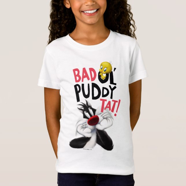 Camiseta SYLVESTER™ E TWEETY™ - Porta Ol'Puddy média (Frente)
