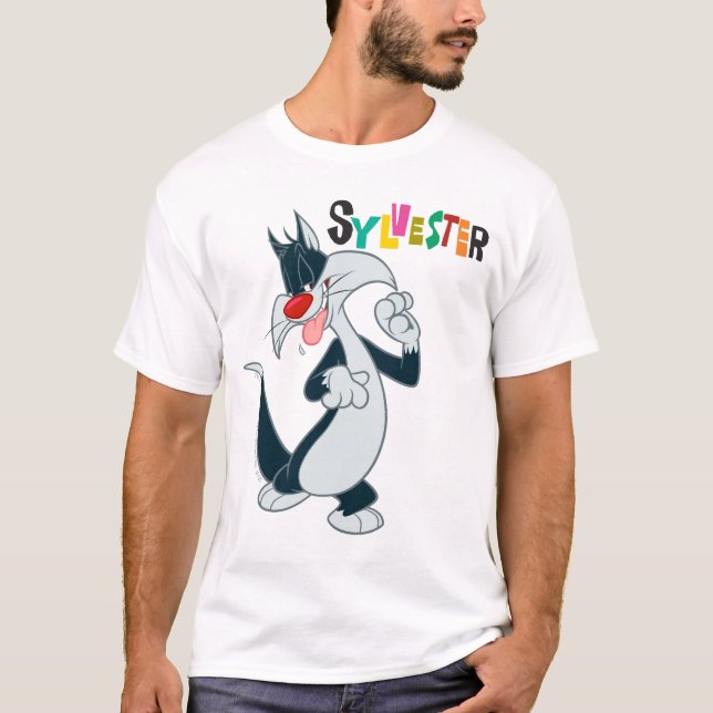 Camiseta Sylvester Paw Up (Frente)