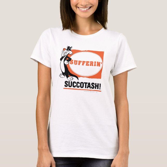 Camiseta SYLVESTER™ Soferin' Succotash! (Frente)